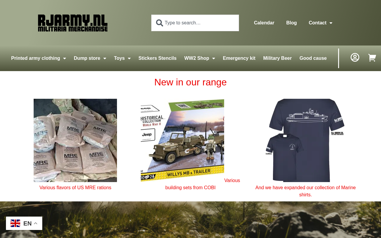 RJ Army Merchandise